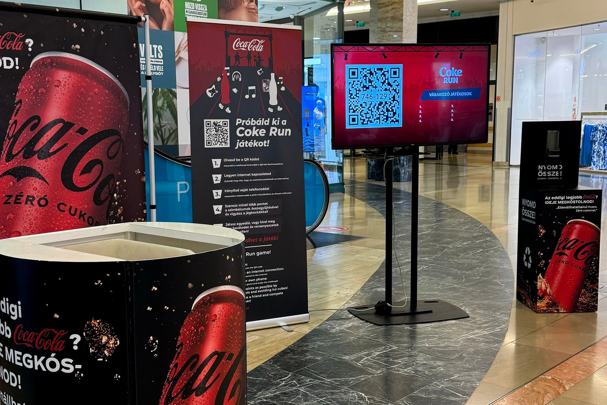Coke Run sampling campaign activation